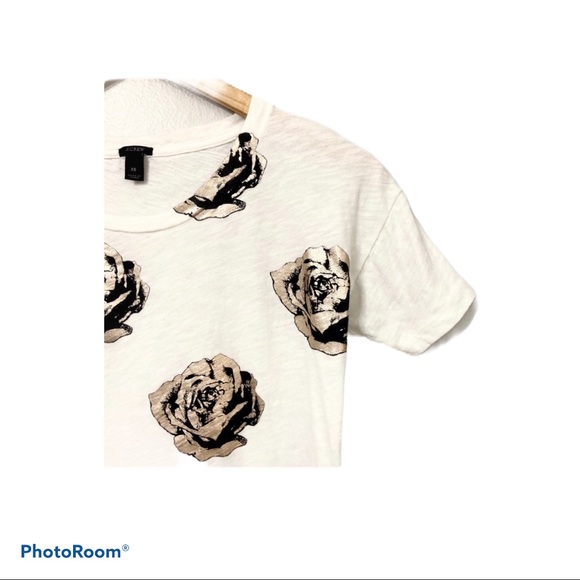 J. Crew Rose Gold Graphic Tee Size Extra Small - Picture 4 of 8